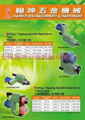 【供應(yīng)四川重慶湖南翰坤HARDY伺服主軸動力頭SSD06-ER25】價格_廠家 - 中國供應(yīng)商